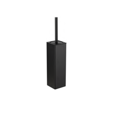 Black square toilet brush