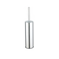 Chrome round toilet brush