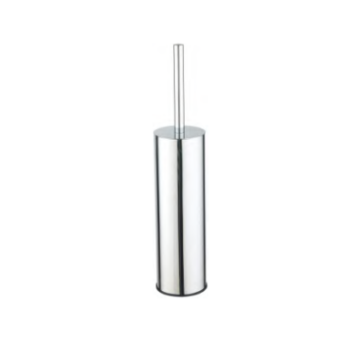 Chrome round toilet brush