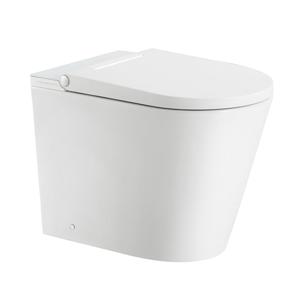 ROUND RIMLESS COMPLETE FLOOR STANDING SMART TOILET