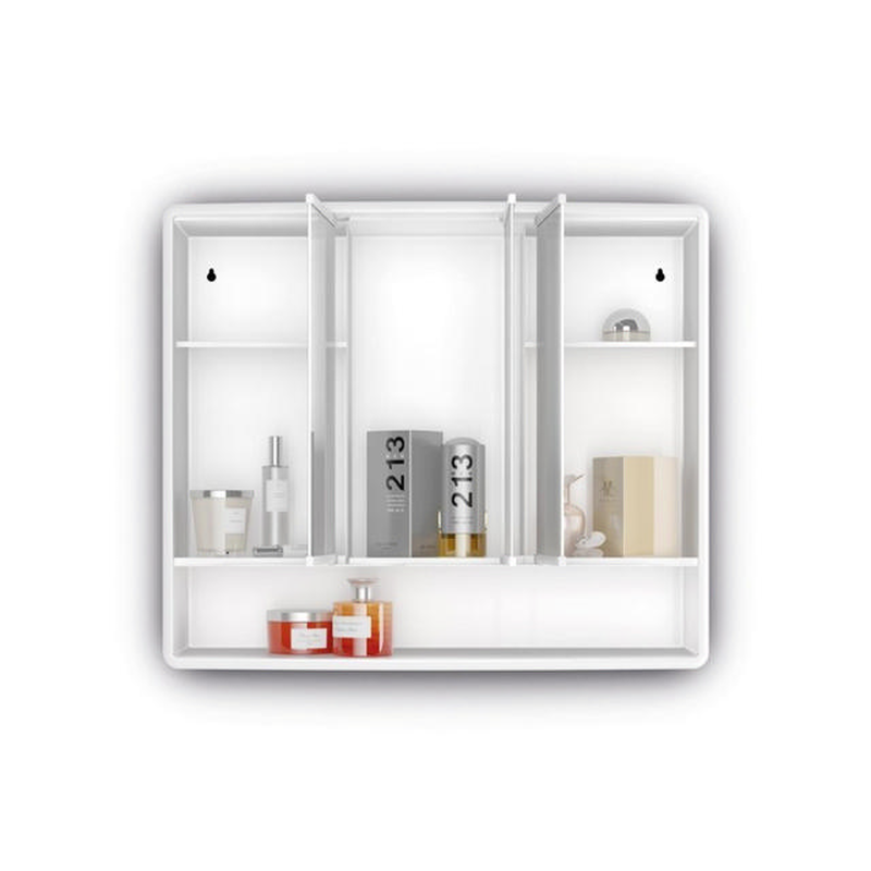 JOKEY LYMO MIRROR CABINET WITH 3 DOORS 59 x 49.5 x 14.5cm