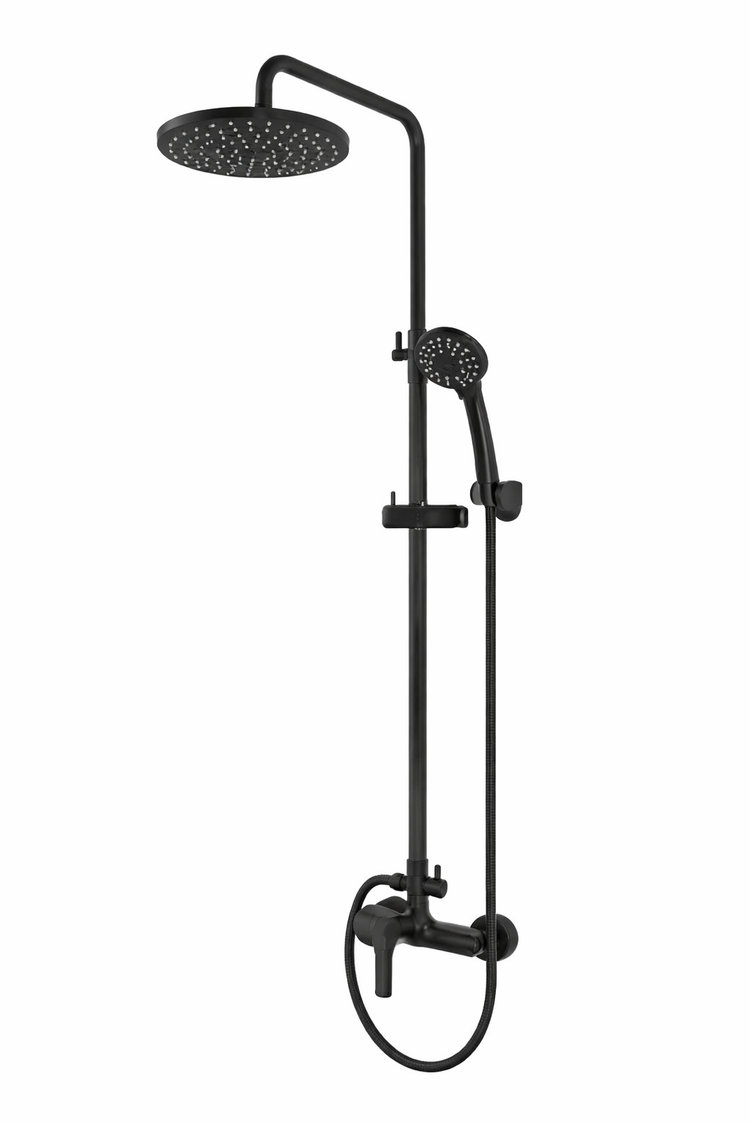 ORAGE ROUND BLACK MATTE COLUMN WITH MIXER