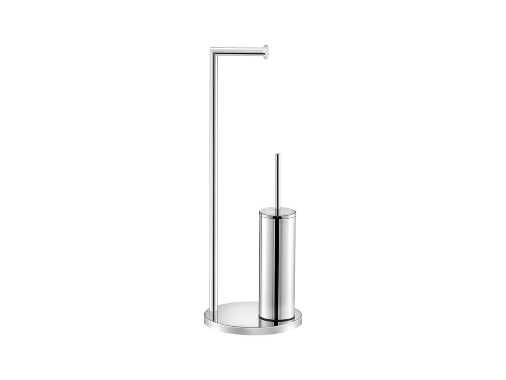 SANCO Floor Standing Toilet  Brush Holder – Chrome