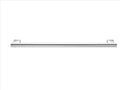 SANCO Academia Single Towel Rail Chrome