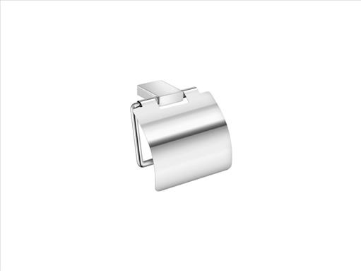 SANCO Academia Spare Toilet Roll Holder with cover Chrome