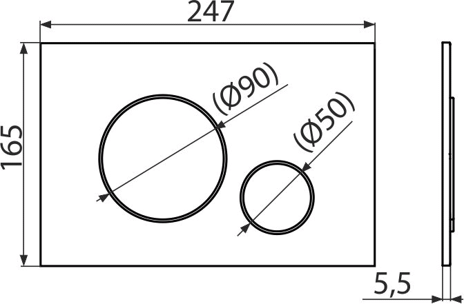 ALCA M672 technical drawing
