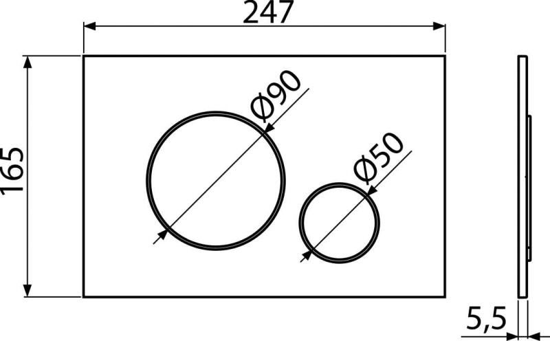 ALCA M676 technical drawing