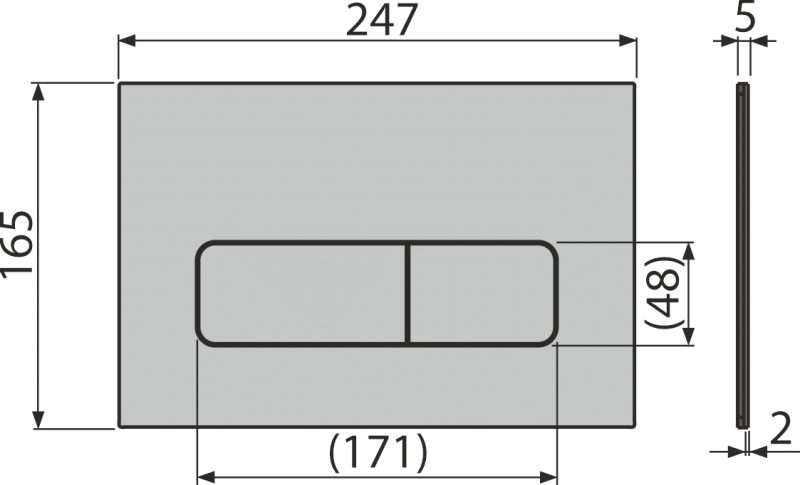 ALCA MOON technical drawing
