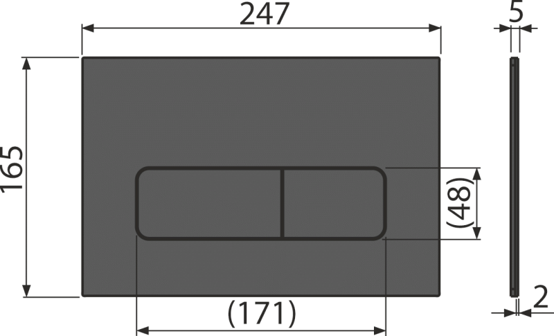 ALCA MOON-BLACK technical drawing