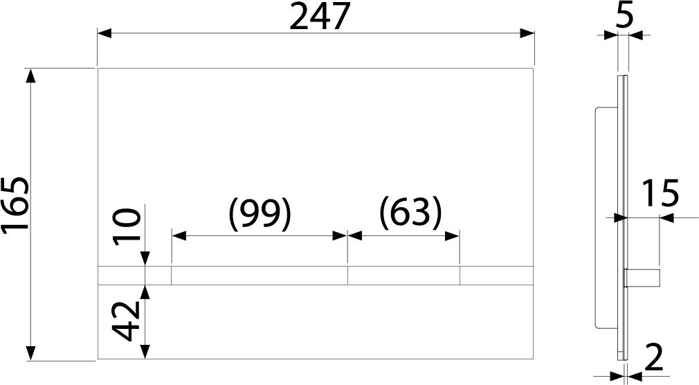 ALCA STRIPE-GL1200 technical drawing