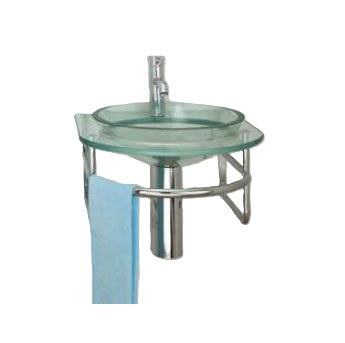 Wall-Hung Glass Basin 560 × 580 mm