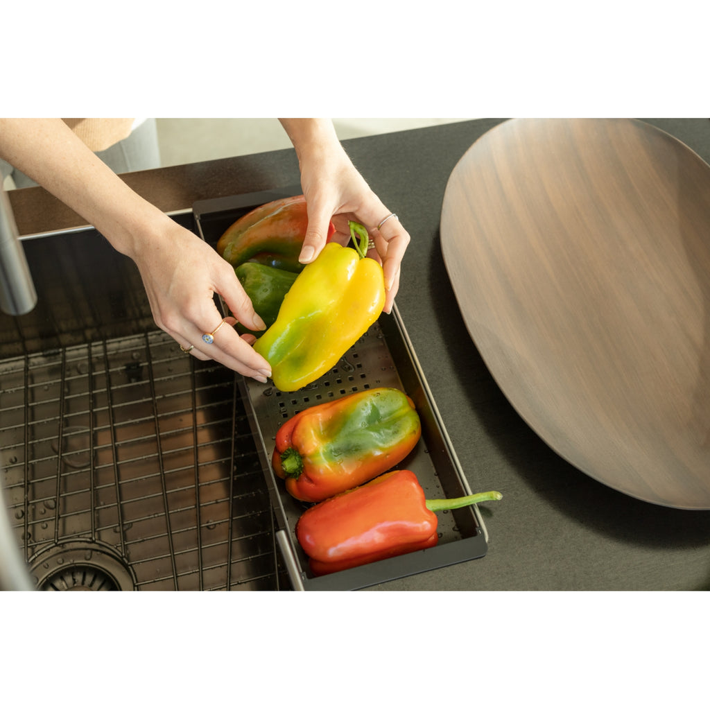 FRANKE Strainer Bowl Stainless Steel BXM/CXM, 156,4x429x53ΜΜ Anthracite - product photo