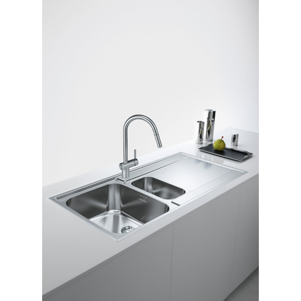 FRANKE Atlas Neo J Pull Out Inox Sink Mixer