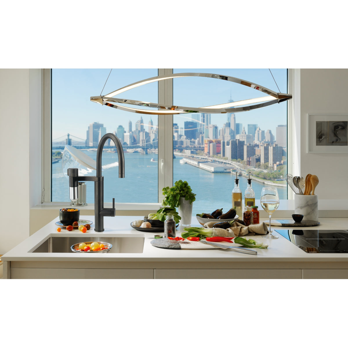 Franke TAP Vital Capsule 2in1 Swivel IND BK - product photo
