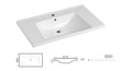 ERATO LAKA WHITE GLOSSY FLOOR STANDING CABINET