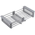 BRUSHED STEEL SLIDING BASKET