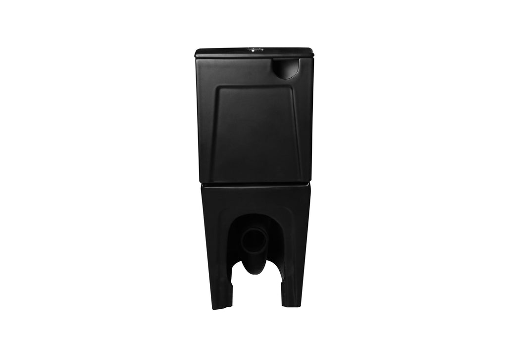 MATRIX TORNADO BLACK MATTE COMPLETE SET TOILET P-TRAP 180MM / S-TRAP 220MM