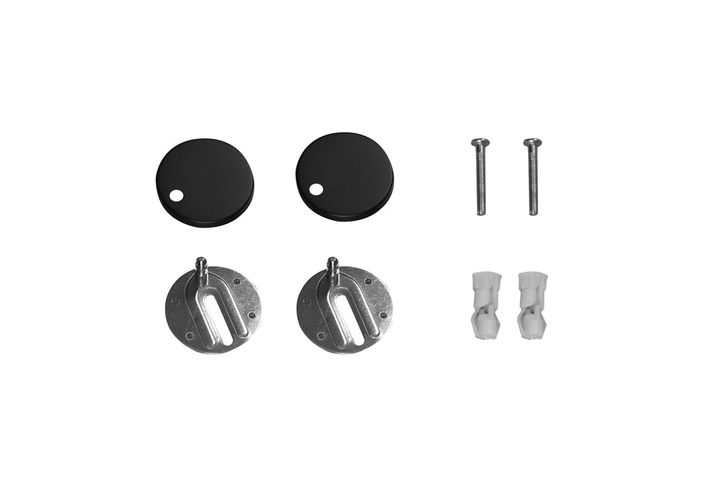 MATRIX TORNADO BLACK MATTE COMPLETE SET TOILET P-TRAP 180MM / S-TRAP 220MM