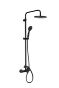 SHOWER SYSTEM ROUND BLACK MAT