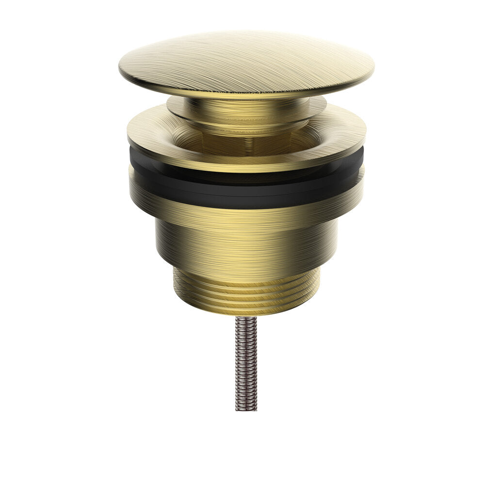 LEO BRUSHED GOLD METALLIC QUICK-CLAC POP-UP 1 1/4″