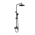 GO!2 BLACK MATTE EXTENTABLE WALL SHOWER SET MIXER