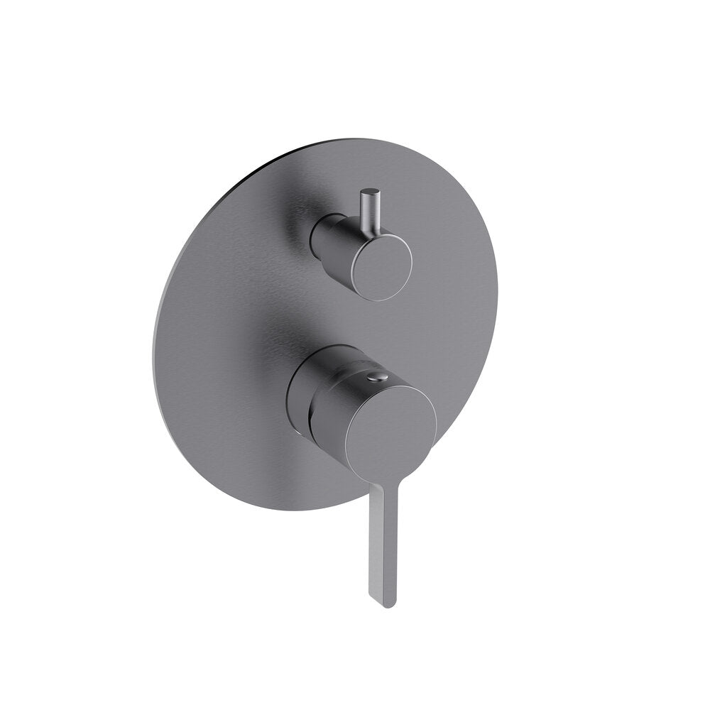 NEXUS BRUSHED GUNMETAL CONCEALED SINGLE-LEVER SHOWER MIXER