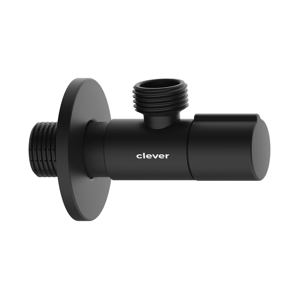 AMERICA DESIGN BLACK MATT ANGLE VALVE 2 PCS 1/2″X 1/2″