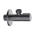 America Design Brushed Gunmetal Angle Valves – ½″ × ½″, Pair