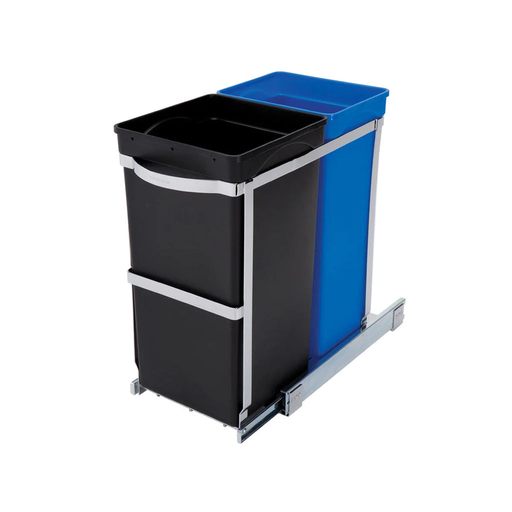 Simplehuman Under Counter Pull-Out Bin 35L Dual