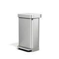 45L BRUSHED STAINLESS STEEL BIN