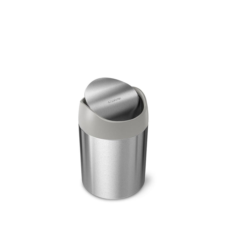 SIMPLEHUMAN 1.5L MINI BIN BRUSHED STAINLESS STEEL