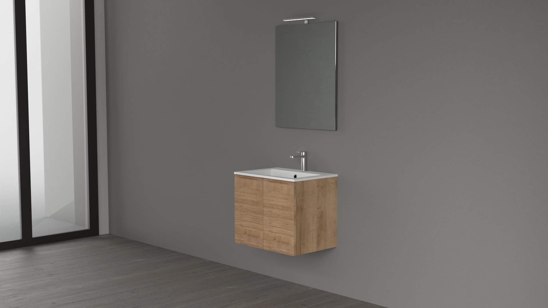 RIGO 2 WALL HUNG CABINET WITH 2 DOORS