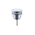 FELICE CHROME UNIVERSAL CLICK-CLACK POP-UP WITH SCREW