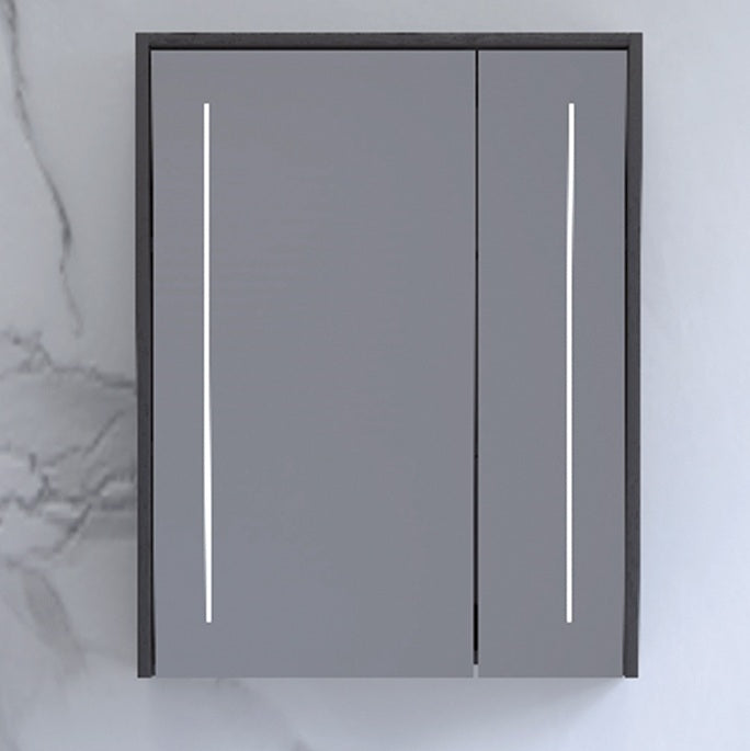 LED PLYWOOD CABINET MIRROR 550x120x700MM