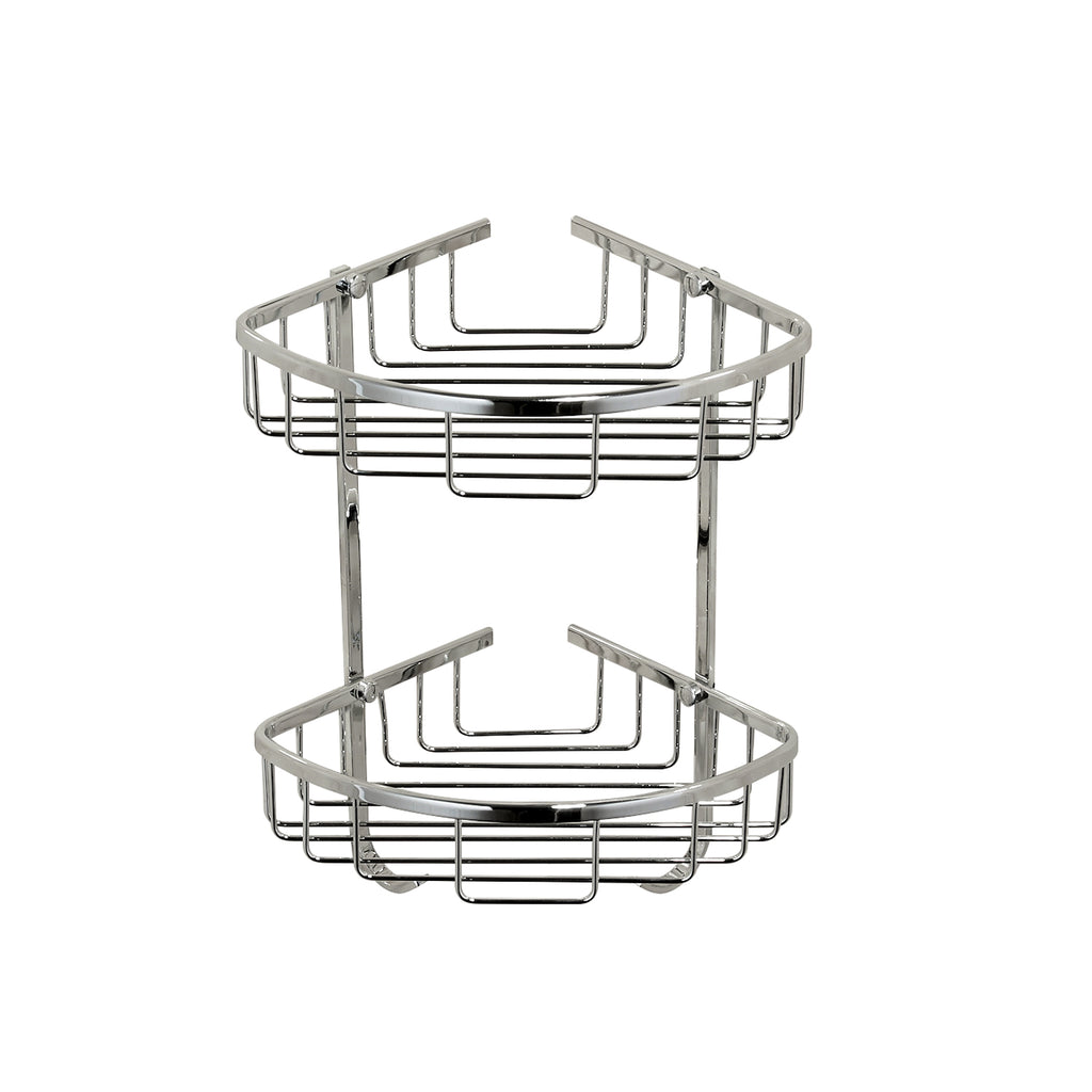 DOUBLE CORNER BASKET 190X190X380MM