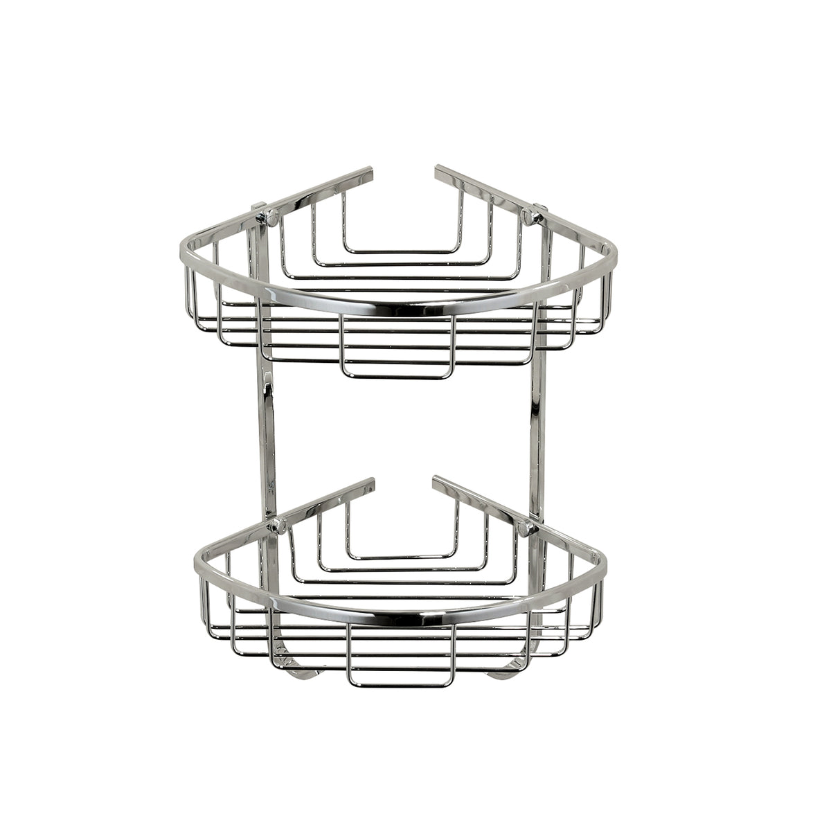DOUBLE CORNER BASKET 190X190X380MM