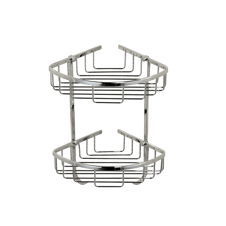 DOUBLE CORNER BASKET 190X190X380MM
