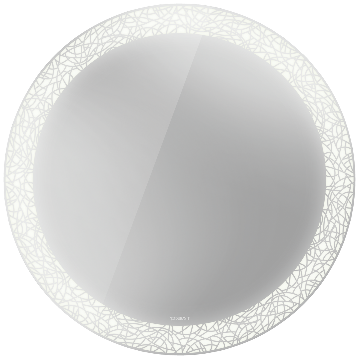 Duravit Happy D.2 Plus Mirror with Lighting — 90 cm — Organic light pattern — Product photo