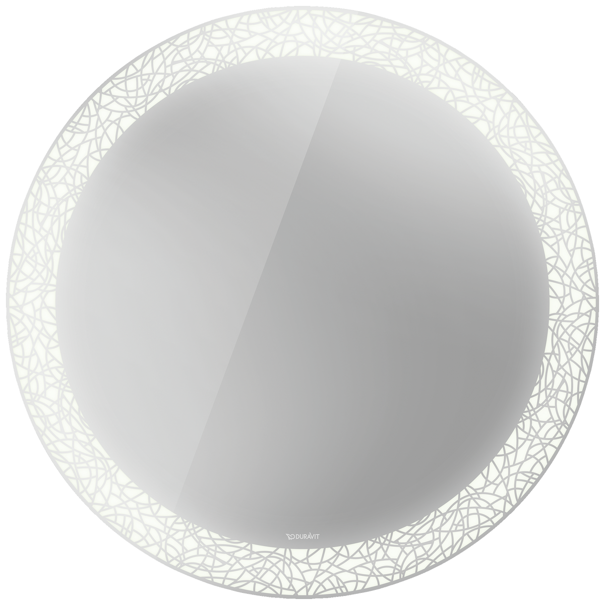 Duravit Happy D.2 Plus Mirror with Lighting — 90 cm — Radial light pattern — Product photo