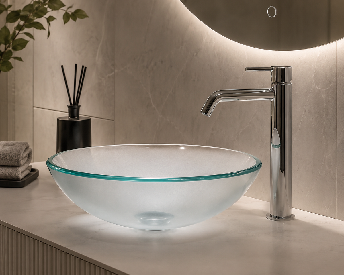 ROUND GLASS BASIN ᴓ420MM