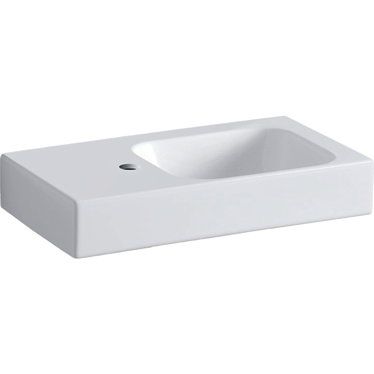 Geberit iCon handrinse basin, left shelf surface — iCon handrinse basin, left shelf surface — Product photo