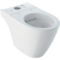 Geberit iCon floor-standing WC for close-coupled exposed cistern, washdown, shrouded, Rimfree — T=63.5cm, white — Product photo