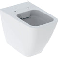 Geberit iCon floor-standing WC, square, washdown, back-to-wall, shrouded, Rimfree — T=56cm, white — Product photo