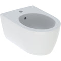 Geberit iCon wall-hung bidet, shrouded — T=53cm, Overflow=visible, symmetrical, white — Product photo