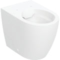 Geberit iCon floor-standing WC, washdown, back-to-wall, shrouded, Rimfree — T=56cm, white — Product photo
