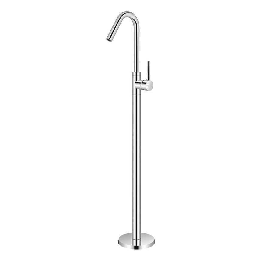 FLOOR STANDING CHROME BASIN MIXER