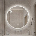 Frameless round LED mirror Ø60cm