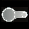 LED MIRROR WITH CLOCK FUNCTION 100x60CM