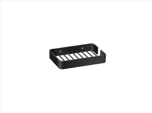 SANCO Monogram Soap Dish Black Mat
