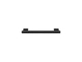 SANCO Academia Single Towel Rail 30cm Mat Black